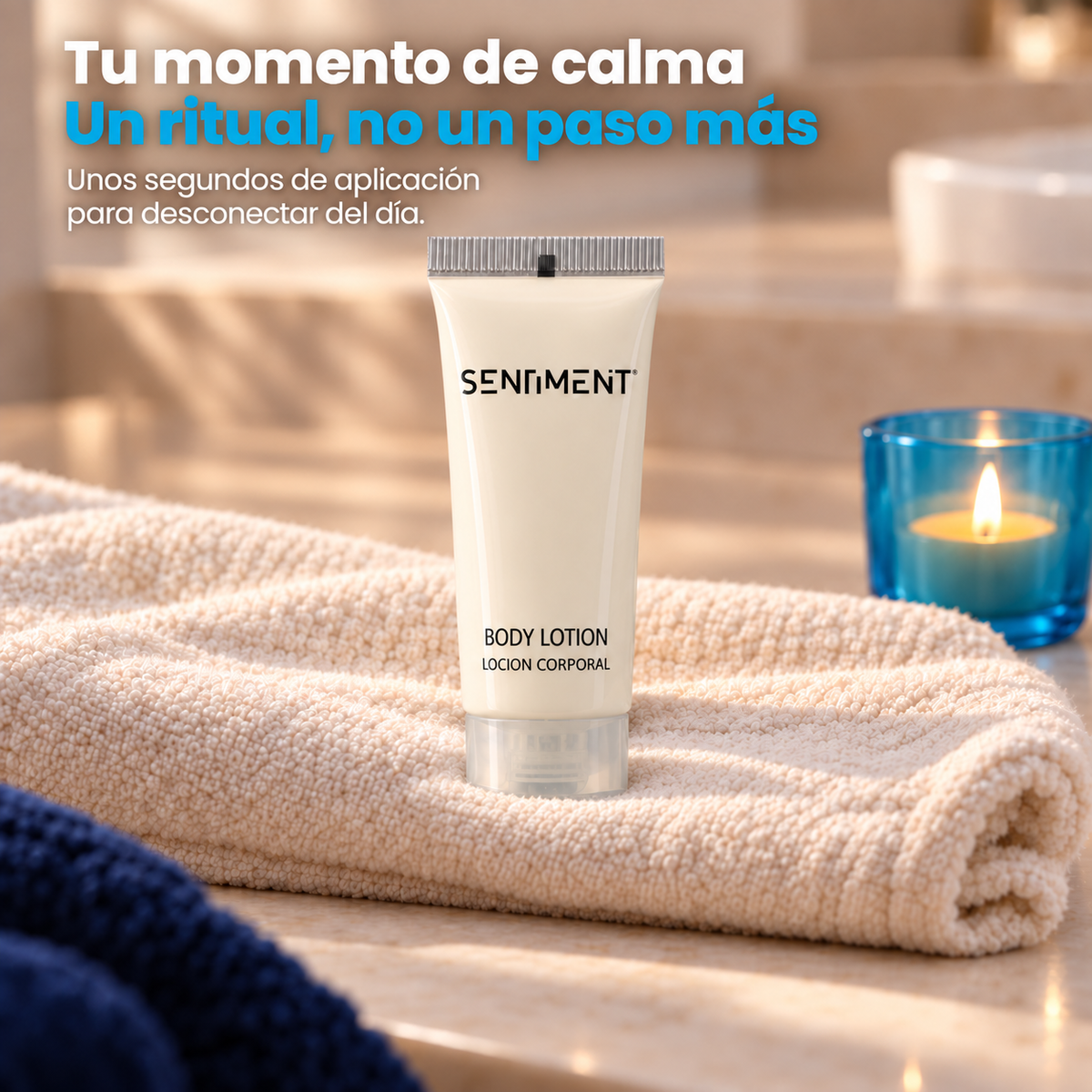 Crema hidratante Sentiment de NEXOsens, tu momento de calma, un ritual de cuidado diario sin complicaciones.