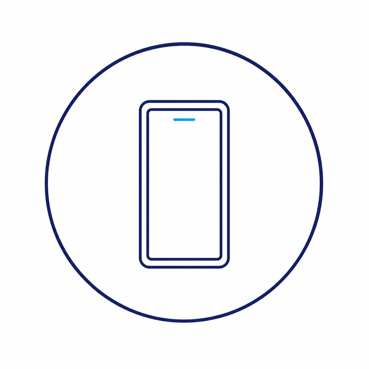 Icono de móvil que representa el tirón en la nuca tras usar el teléfono — Masajeador de Cuello y Espalda NEXOsens