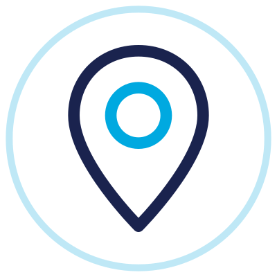 Icono de localización que representa el equipo real de soporte NEXOsens en España